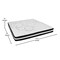 Flash Furniture King Size Dk Gray Fabric Platform Bed w/ Mattress SL-BM10-32-GG - alternate 7